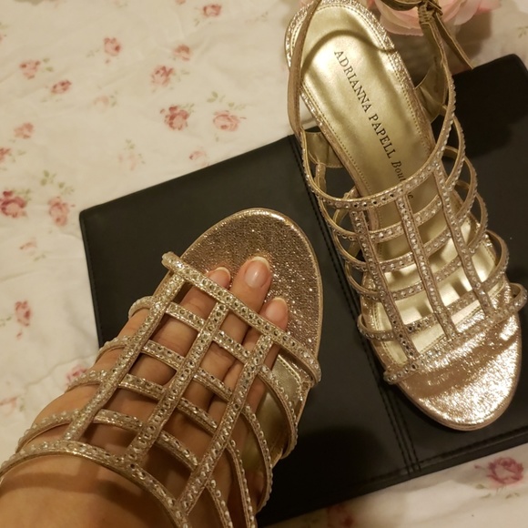 NEW Rhinestone High Heels - Picture 4 of 7